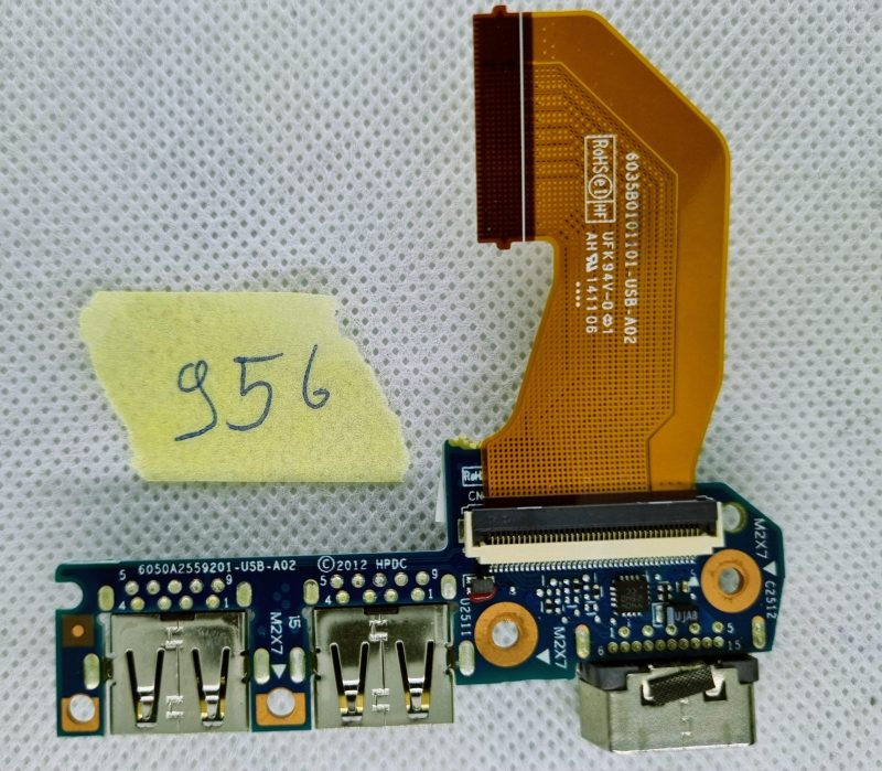 HP Elitebook 840 G1 USB VGA ploča s kabelom 844550-001