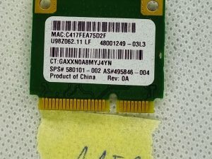 Kartica za Wi-Fi karticu HP Pavilion dv3-4151eo 580101-002 605560-005