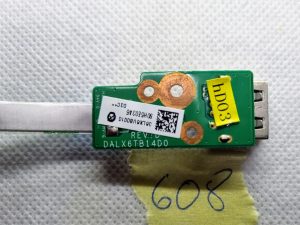 HP Pavilion dv6 dv6-3000 Series USB port ploča 36LX6UB0010 DALX6TB14D0