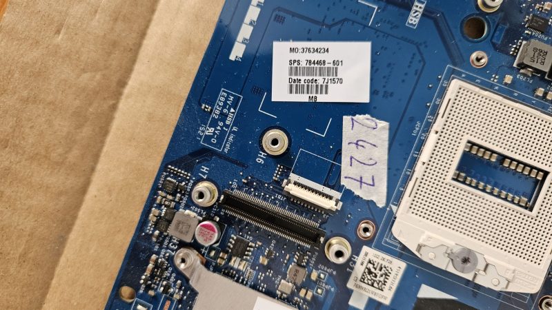 HP ZBOOK15 G2 matična ploča LA-B381P 784468-001 601 501 - originalna zamjenska ploča - Slika 2