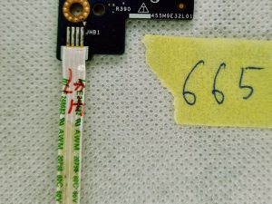 HP ZBook 17 G1 / G2 ploča s gumbom za uključivanje LS-9376P
