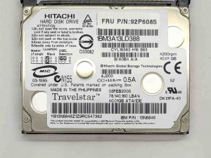 HTC424040F9AT00 40GB IDE prijenosni HDD za ThinkPad X40 - 92P6085