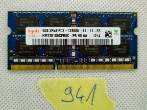 HYNIX 1X4GB 4GB HMT351S6CFR8C DDR3 4GB 2Rx8 PC3 10600S RAM memorija za prijenosno računalo