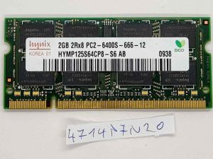 HYNIX 2GB PC2-6400S 2Rx8 memorija HYMP125S64CP8