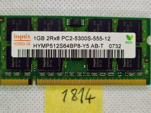 Hynix 1GB memorija za prijenosno računalo HYMP512S64BP8-Y5 AB-T 2Rx8 PC2-53000S-555-12 - Poboljšajte performanse vašeg prijenosnog računala!
