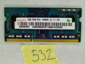 Hynix 2GB 1Rx8 PC3-10600S-9-11-B2 DDR3 1333Mhz SODIMM RAM