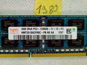 Hynix HMT351S6CFR8C-PB 4GB DDR3 1600MHz PC3-12800S SODIMM RAM za prijenosno računalo - brze i pouzdane performanse!