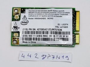 IBM Intel WM3945ABG MOW1 WiFi kartica 42T0853-L10 802.11 abg bežična