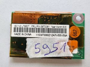 IBM Lenovo ThinkPad R50e Modemska ploča 39T0061 za X40 – originalni dio prijenosnog računala