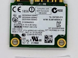 INTEL CENTRINO ADVANCED-N 6205 WIRELESS PCI EXPRESS 62205ANHMW 2.4/5Ghz 0X9JDY