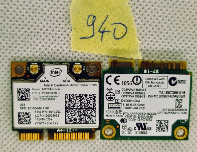 Intel 62205ANHMW-631954-001 HP Probook 6570b,6470b,Elitebook 2760p.84 Wi-Fi kartica