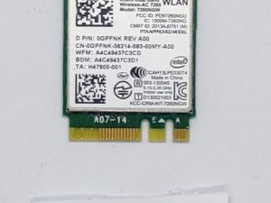 Intel 7260NGW 802.11AC NGFF bežični Wifi + Bluetooth BT 4.0 Mini WLAN kartica 0GPFNK