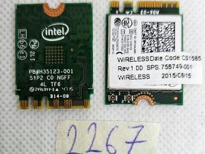 Intel Dual Band Wireless-AC 7265NGW M.2 WiFi adapterska kartica 756749-001 - bežično povezivanje velike brzine!