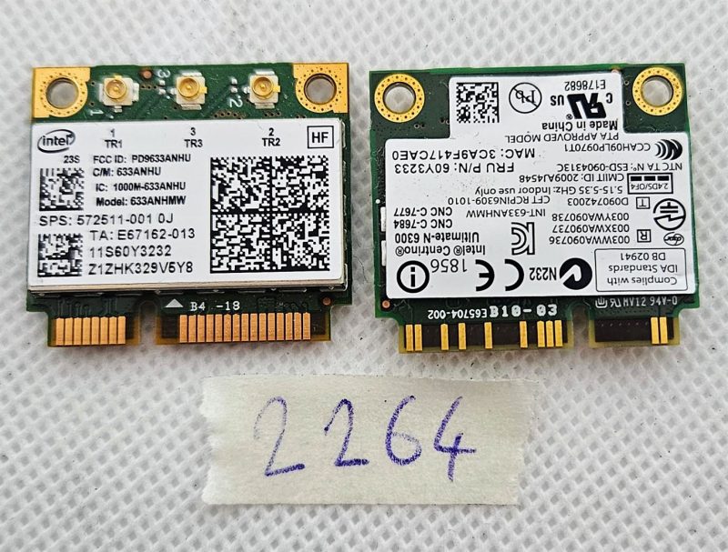 Intel Ultimate N 6300 633ANHMW WIFI bežična kartica za Thinkpad FRU 60Y3233