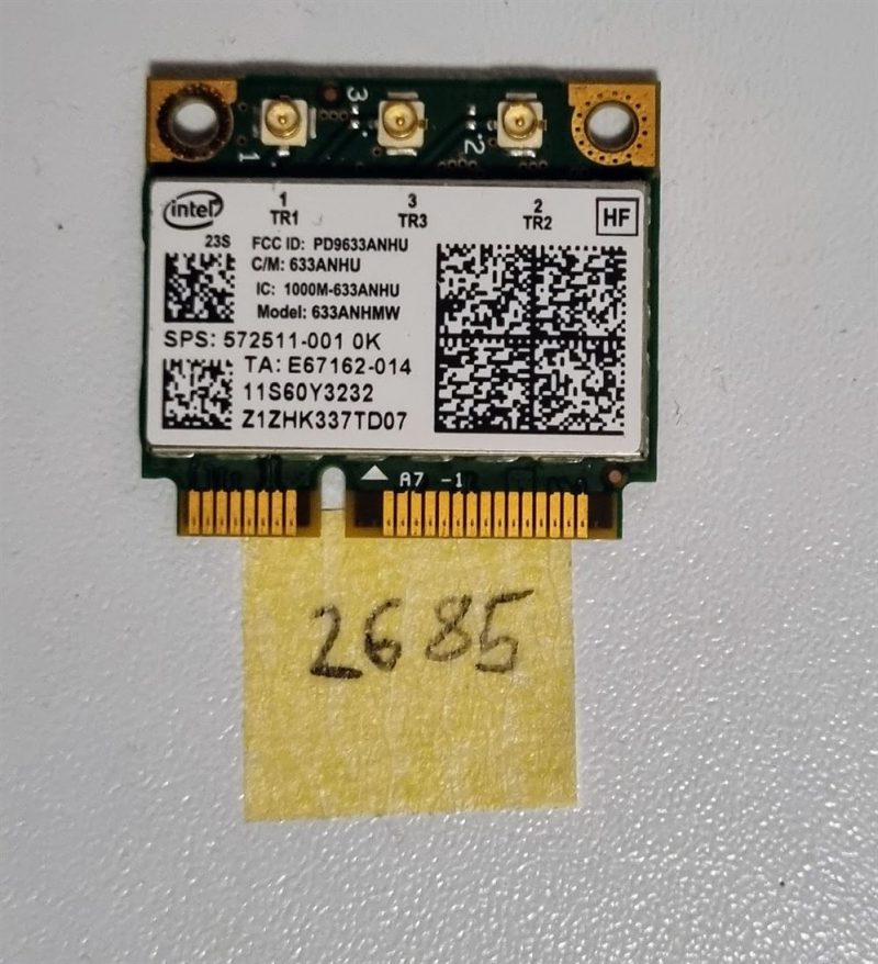 Intel Ultimate N 6300 bežična ploča SPS-572511-001 633ANHU Wi-Fi mrežna kartica dijelovi prijenosnog računala