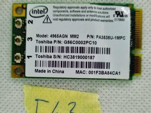Intel Wireless WiFi Link 4965AGN