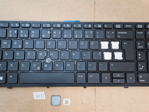 Pojedinačna tipka tipkovnice za HP ZBook 15 17 G1 G2 733688-031 SN7123BL s pozadinskim osvjetljenjem!