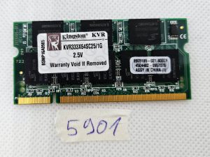 Kingston KVR333X64SC25/1G 1GB DDR SODIMM 2.5V RAM za prijenosno računalo – originalni dio