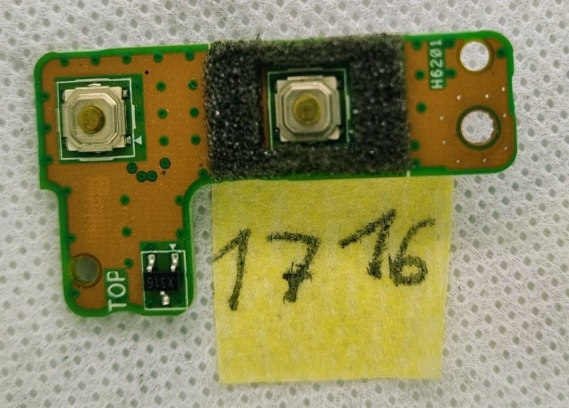 LENOVO G710 Ploča gumba za uključivanje 69N0B5G20A01 - Slika 2