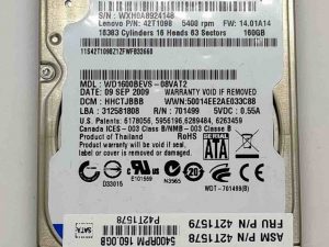 LENOVO ThinkPad T400 160GB SATA tvrdi disk 42T1578 42T1579