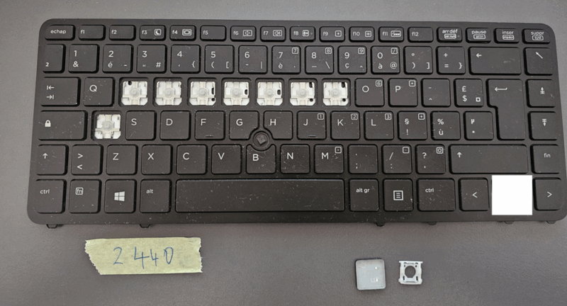 Tipkovnica prijenosnog računala za HP EliteBook 840 G1 G2, 850 G1 G2, ZBook 14 G1/G2, 15u G2 | 6037BOO85805 | UK raspored | Individualni ključ
