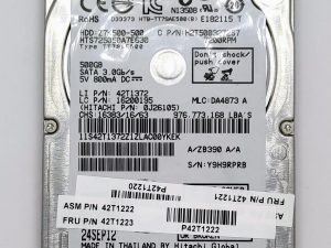 100% ZDRAVO Lenovo 42T1223 - 500GB 7.2K RPM SATA 7mm 2.5" tvrdi disk dijelovi za prijenosno računalo HDD