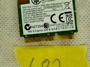 Originalna G500 G400 G410 G505 E531 E431 širokopojasna BCM943142HM bežična kartica G505