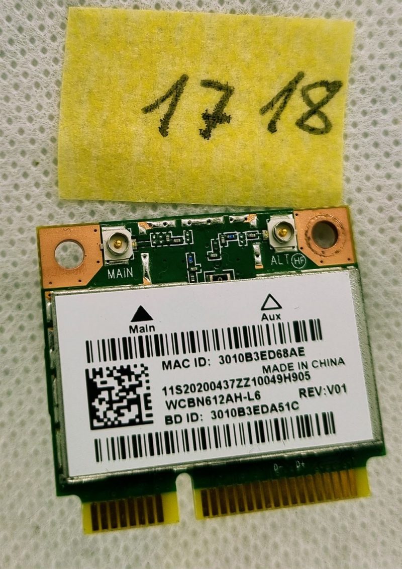 Lenovo Ideapad S510p WLAN kartica Wifi kartica WCBN612AH-L6