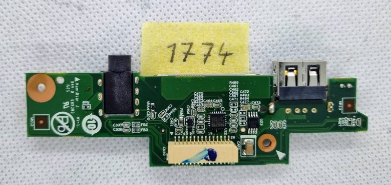 Lenovo S20-30 USB čitač SD kartica audio priključak utičnica za slušalice ploča BH5290C - Slika 2