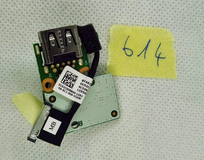 Lenovo ThinkPad 14'' T460P Originalna USB ploča za prijenosno računalo wCable NS-A612 DC02C008B00 - Slika 2