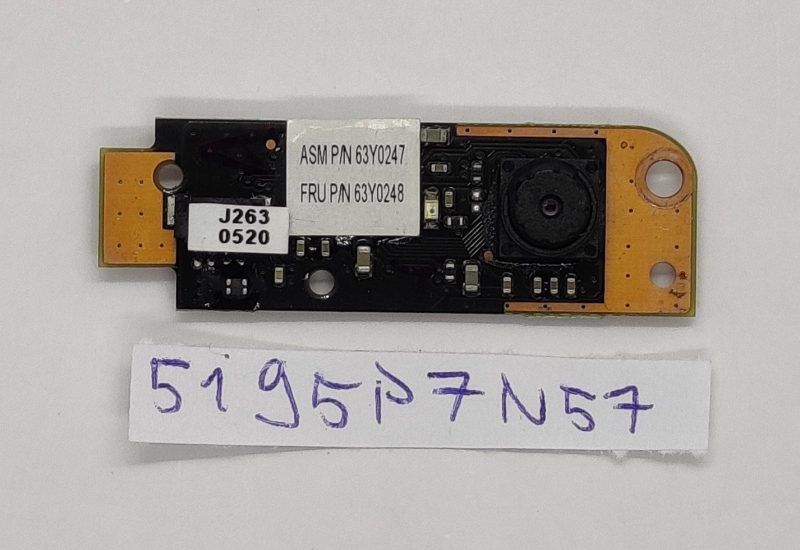 Ploča kamere za web kameru Lenovo ThinkPad L430 L530 T530 X230 - 63Y024863Y025063Y0249