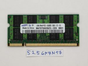 Lenovo ThinkPad T61 2GB RAM PC2-5300S 2Rx8 555-12-E3 - rabljeni zamjenski dio