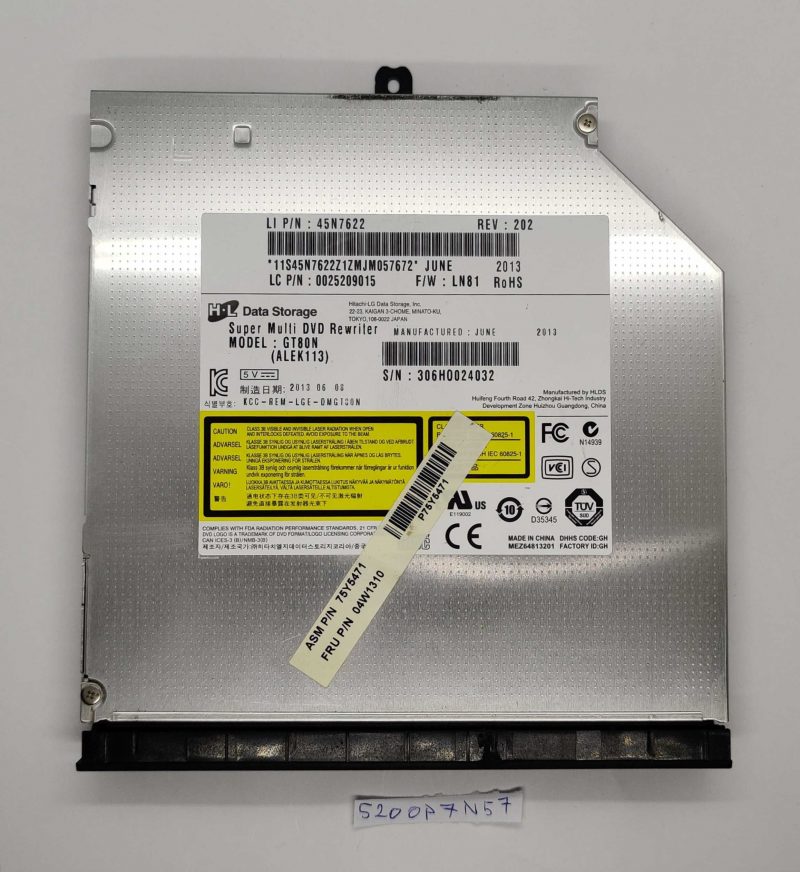 Lenovo Thinkpad L530 Super Multi DVD Rewriter GT80N - Originalni zamjenski dio