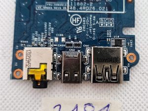 Lenovo Thinkpad X1 Carbon Gen 1 USB audio IO ploča 55.4RQ03.021 04W3912 - originalni zamjenski dio