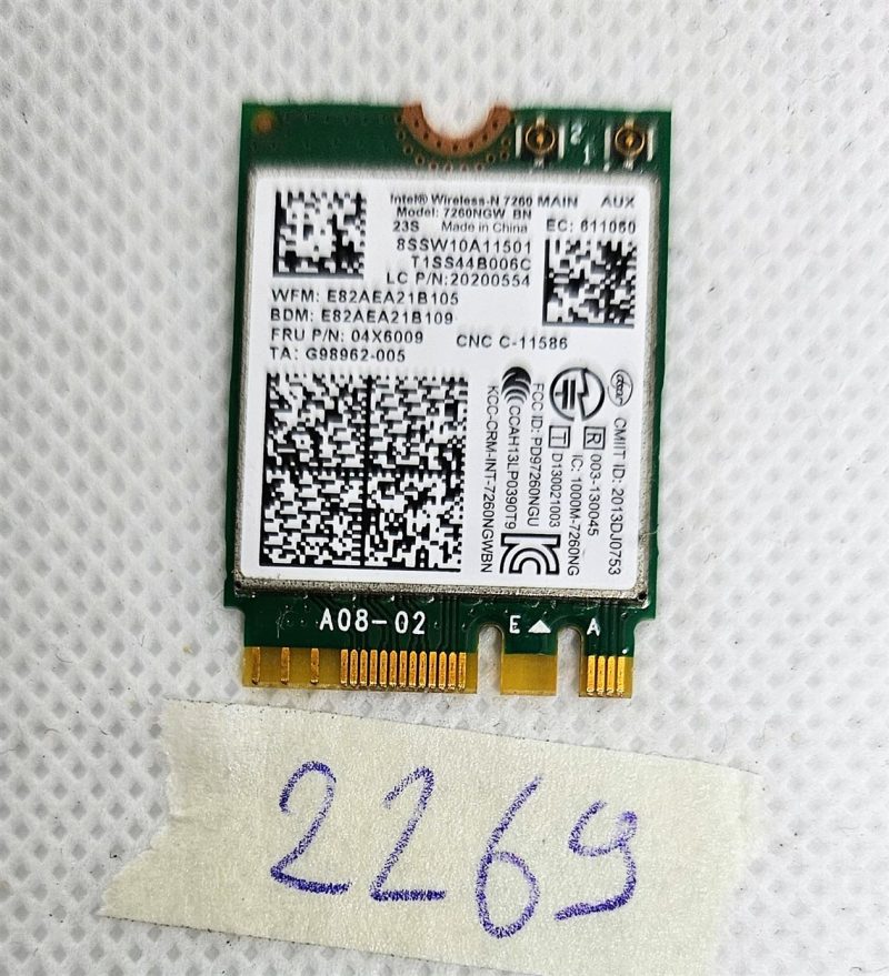 Lenovo Yoga 2 13 Intel 7260NGW WiFi kartica N7260 20200554 04W3830 04X6009 - Nadogradite svoju bežičnu vezu!