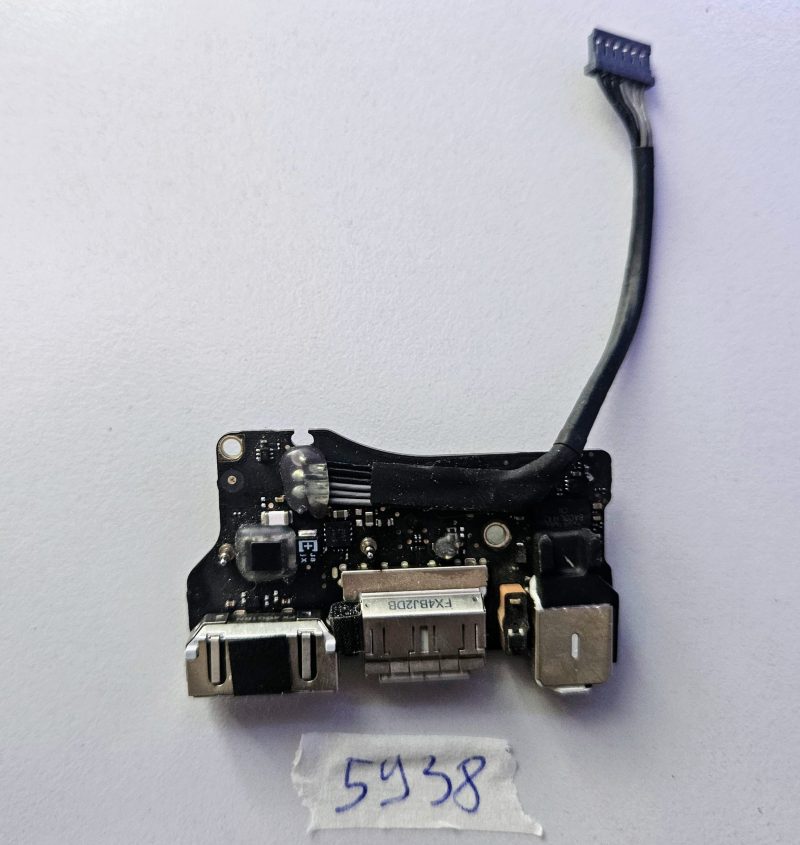 MacBook Air A1466 DC Power Jack ploča 13" Originalni dio prijenosnog računala početkom 2014.