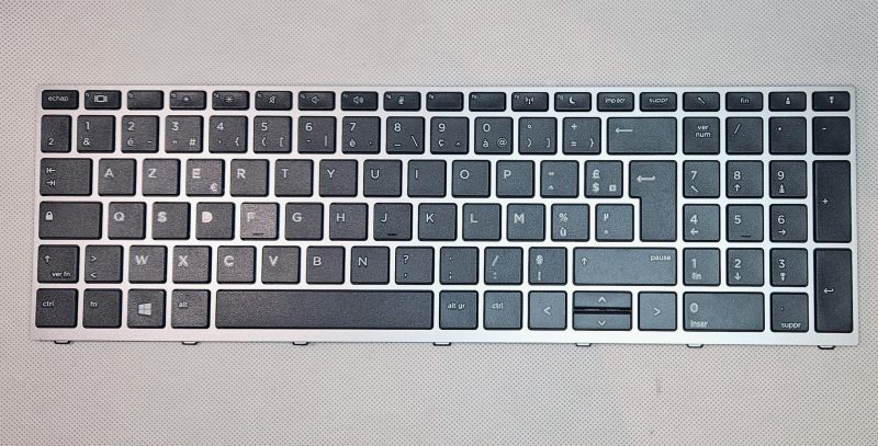 NOVA francuska tipkovnica AZERTY za HP ProBook 650 G4 / 650 G5 / 655 G4 / 655 G5 L09594-051 - bez pozadinskog osvjetljenja