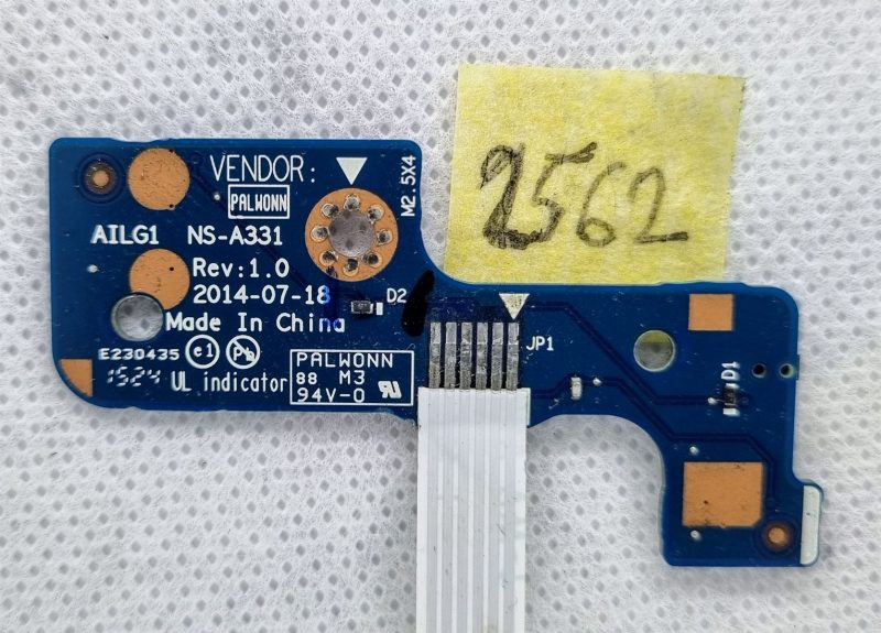 NS-A331 kartica s gumbima za Lenovo Z70-80 - originalni zamjenski dio - Slika 2