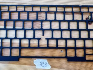 OEM Dell Latitude E7450 okvir UK okvir tipkovnice rešetkasti poklopac HRW2N 0HRW2N