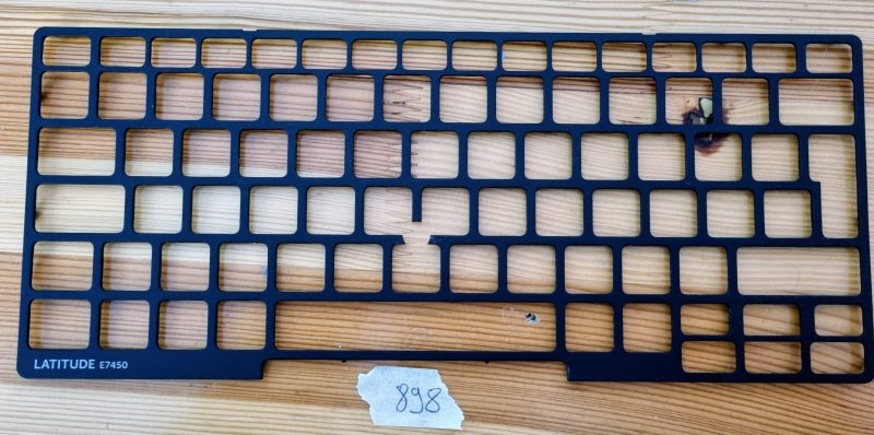 OEM Dell Latitude E7450 okvir UK okvir tipkovnice rešetkasti poklopac HRW2N 0HRW2N