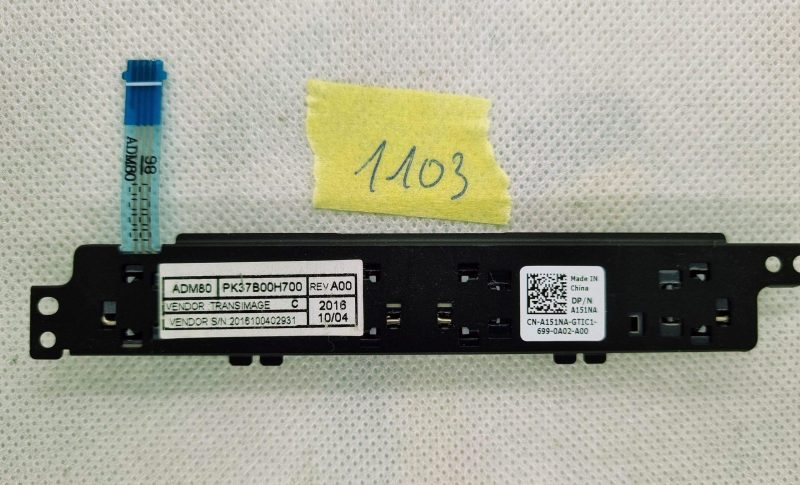 Originalni DELL E5470 E5570 Touchpad Miš Tipka Ploča CN-A151NA A151 F2 - Slika 2
