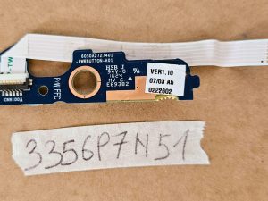 Ploča gumba za uključivanje 6050A2727401-PWRBUTTON-A01 za HP ZBook 15u G3 - originalna zamjena