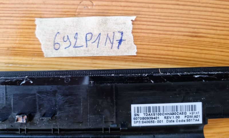 ProBook 640 G2 G3 LCD Surround okvir zaslona s okvirom 840658-001 HP 14.0" - Slika 3