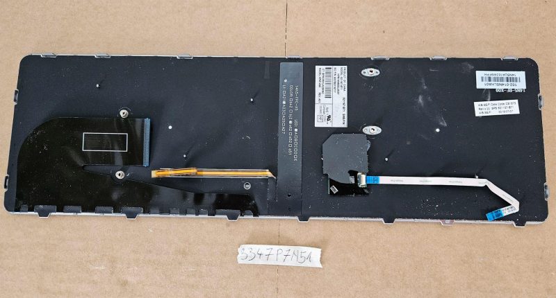 Zamjenska tipkovnica s pozadinskim osvjetljenjem za prijenosno računalo HP ZBOOK 15 G3 ZBOOK 17 G3 15U G3 - originalni OEM - Slika 2