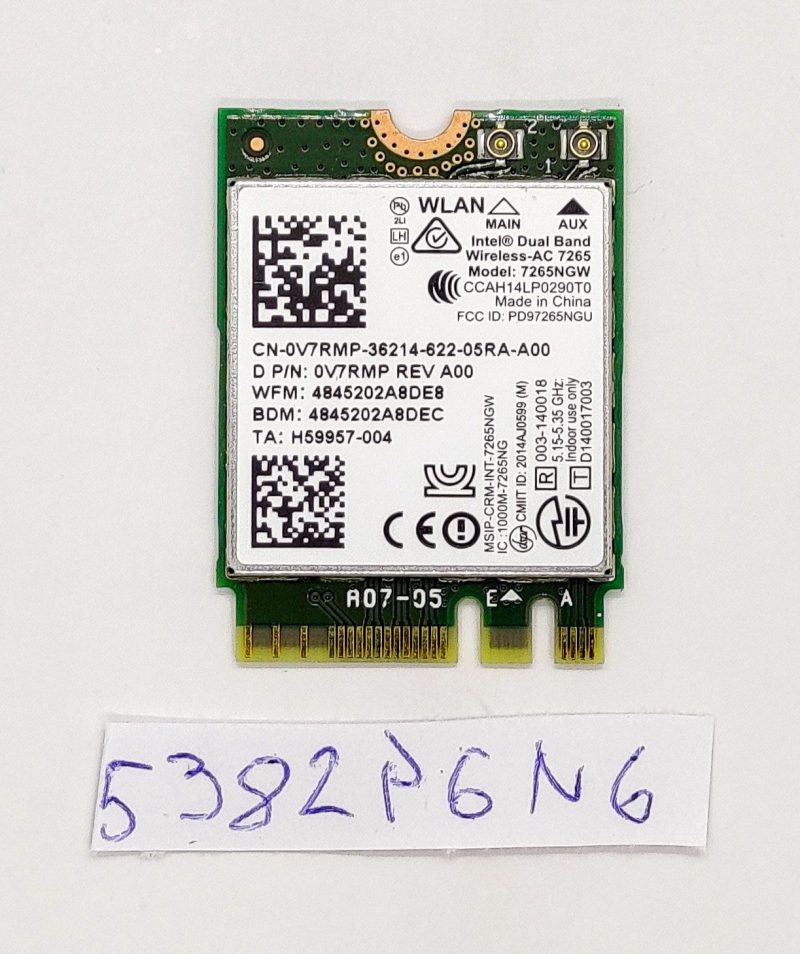 Dell Rugged Tablet 12 7202 Dual Band 7265NGW 0V7RMP – originalni zamjenski dio