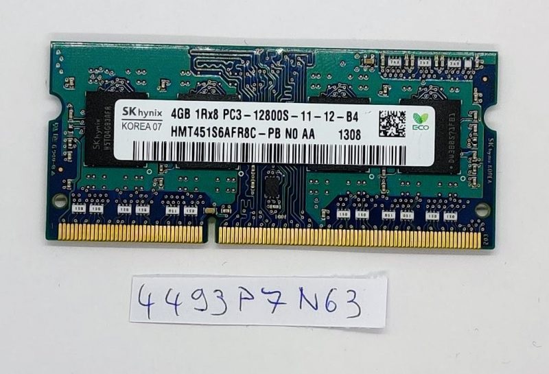 SK Hynix 4GB DDR3-1600 CAS-11 memorija HMT451S6AFR8C-PB RAM prijenosno računalo Single Rank x8 PC3-12800S