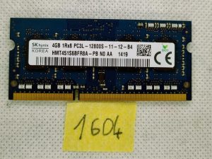 SK Hynix 4GB PC3L-12800S 1600Mhz DDR3 memorija RAM SODIMM HMT451S6BFR8A-PB