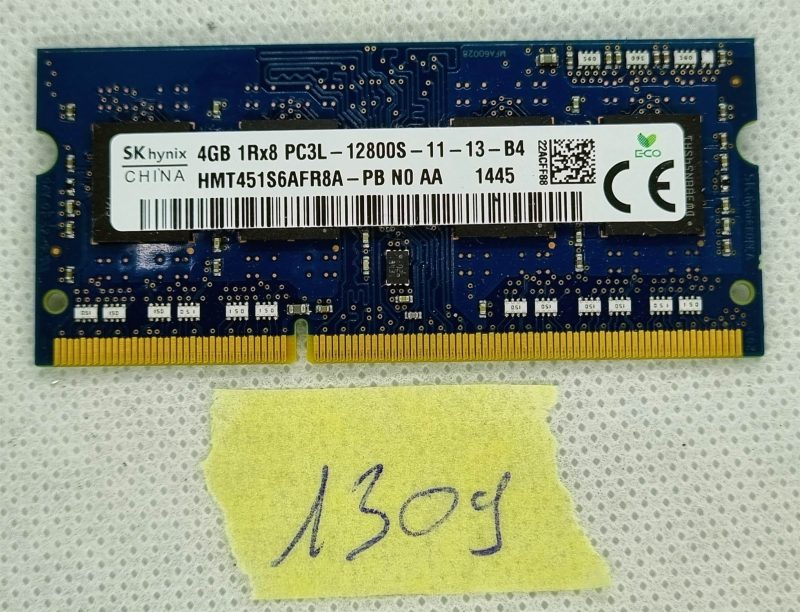 SK Hynix Korea 4GB 1600MHz DDR3 SODIMM memorija CL11 HMT451S6AFR8A-PB