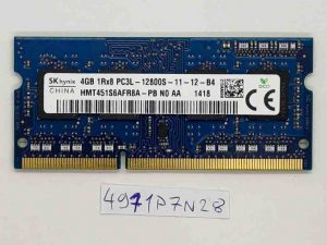 SK Hynix PC3L-12800S DDR3L 4GB memorija prijenosnog računala HMT451S6AFR8A-PB 1Rx8 RAM