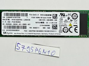SK Hynix PC601 512 GB NVMe PCIe Gen 3x4 SSD – brza nadogradnja pohrane prijenosnog računala